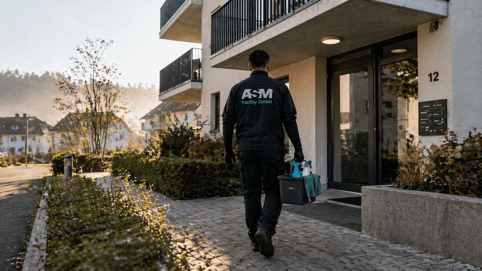 Hauswartung im Aargau und in Zürich: Hauswartung im Aussenbereich einer Liegenschaft